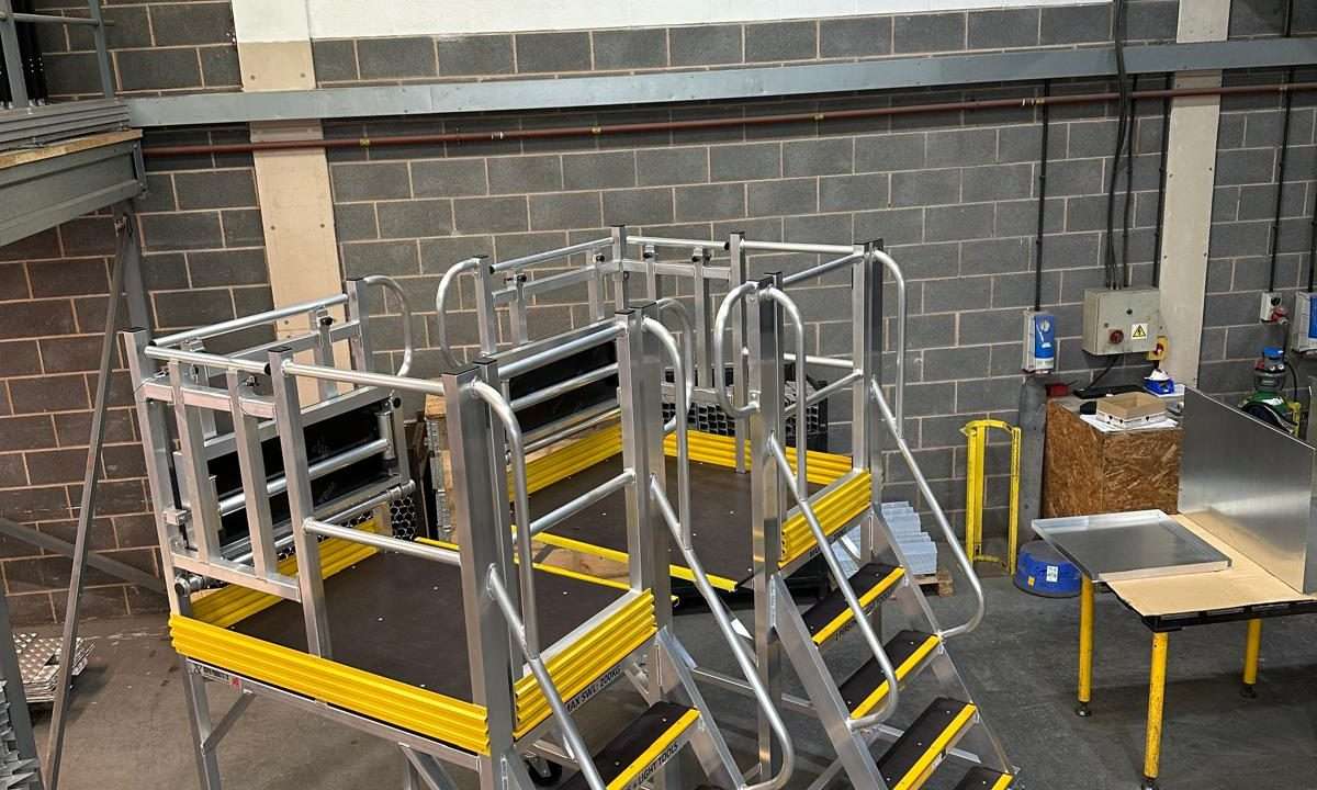 Bespoke Aircraft Access Steps & Stairs made in Wales, UK